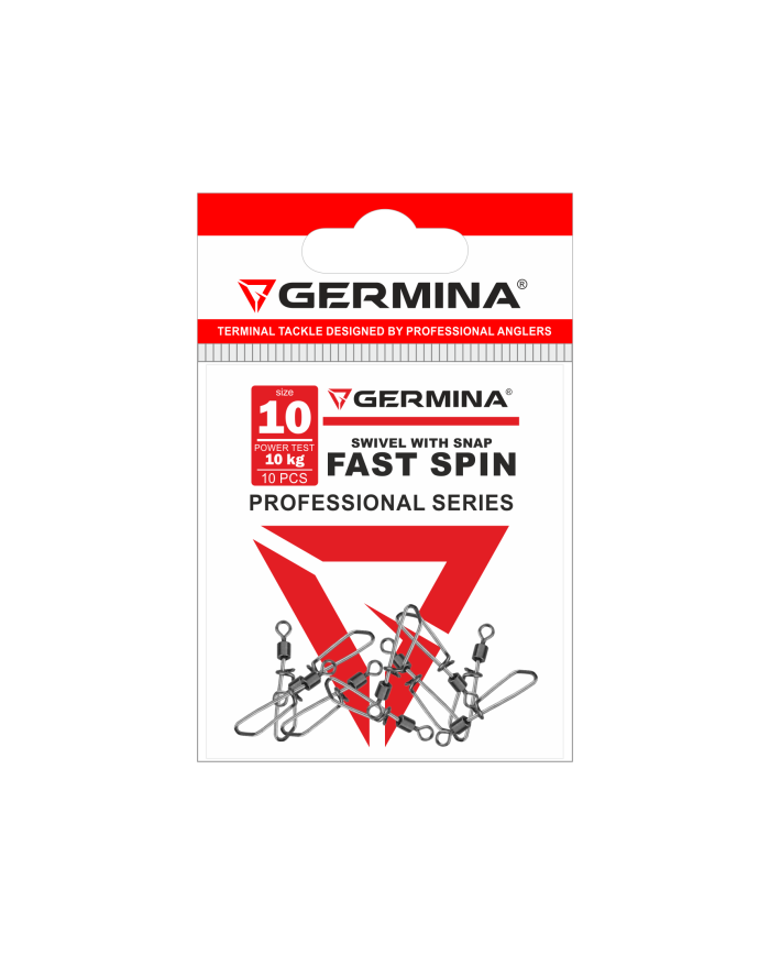 Agrafka GERMINA Fast Spin nr 10 - op. 10 szt.