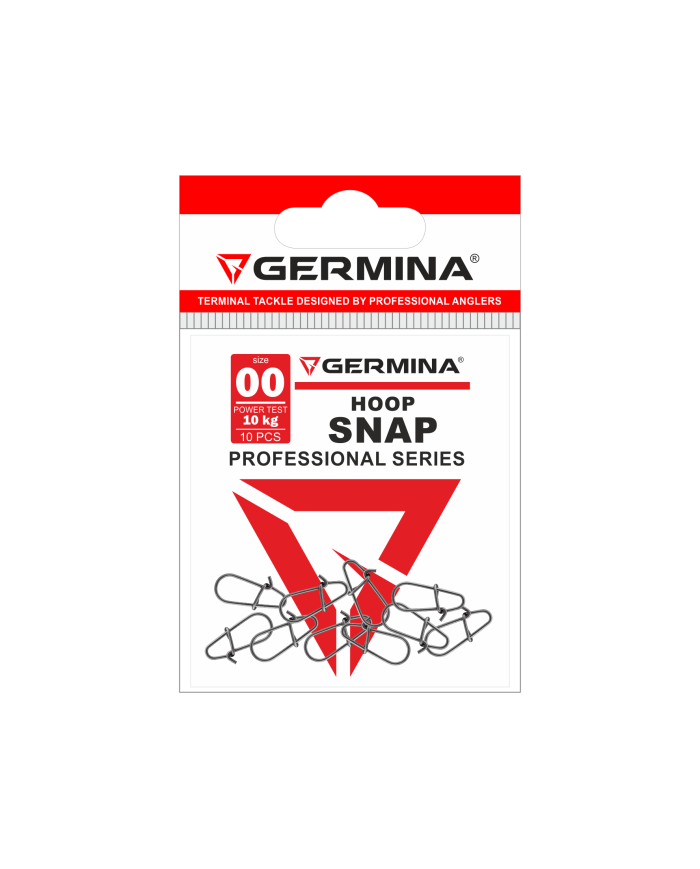 Agrafka GERMINA Hoop Snap nr 00 - op. 10 szt.