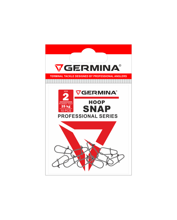 Agrafka GERMINA Hoop Snap nr 2 - op. 10 szt.