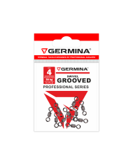 Krętlik GERMINA Grooved Swivel nr 4 - op. 10 szt. Krętlik GERMINA Grooved Swivel nr 4 - op. 10 szt.