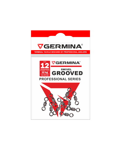 Krętlik GERMINA Grooved Swivel nr 12 - op. 10 szt. Krętlik GERMINA Grooved Swivel nr 12 - op. 10 szt.