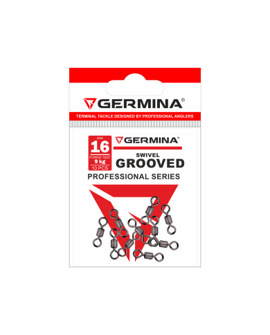 Krętlik GERMINA Grooved Swivel nr 16 - op. 10 szt. Krętlik GERMINA Grooved Swivel nr 16 - op. 10 szt.