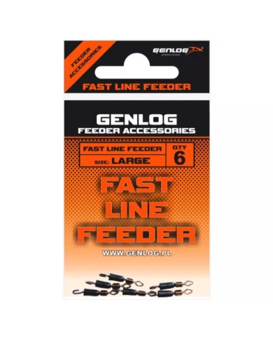 Szybkozłączka GENLOG Fast Line Feeder L - 6szt. Szybkozłączka GENLOG Fast Line Feeder L - 6szt.