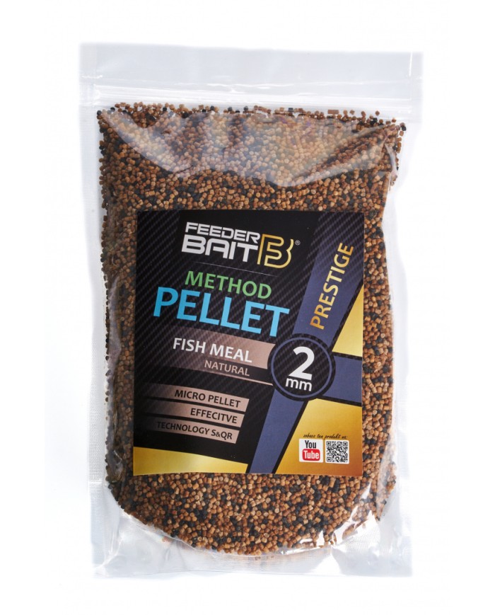 Pellet FEEDER BAIT Prestige 2mm 800g - Natural Pellet FEEDER BAIT Prestige 2mm 800g - Natural