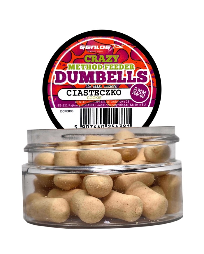 Crazy Dumbells Pop-Up GENLOG Ciasteczko 8mm 10g