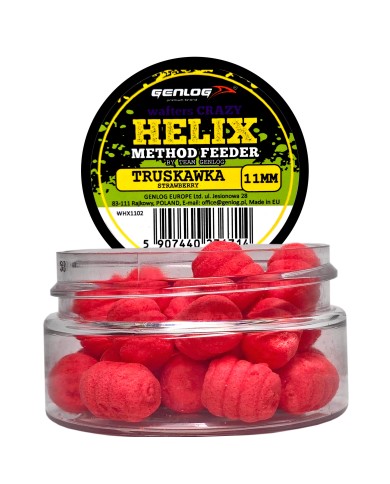 Crazy Wafters Helix GENLOG Truskawka 11mm 15g Crazy Wafters Helix GENLOG Truskawka 11mm 15g