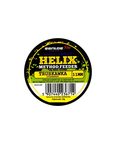 Crazy Wafters Helix GENLOG Truskawka 11mm 15g Crazy Wafters Helix GENLOG Truskawka 11mm 15g