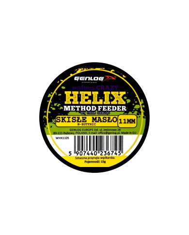 Crazy Wafters Helix GENLOG Skisłe Masło 11mm 15g Crazy Wafters Helix GENLOG Skisłe Masło 11mm 15g