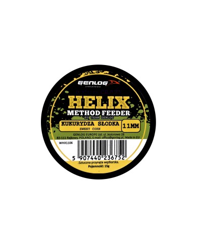 Crazy Wafters Helix GENLOG Kukurydza Słodka 11mm 15g Crazy Wafters Helix GENLOG Kukurydza Słodka 11mm 15g