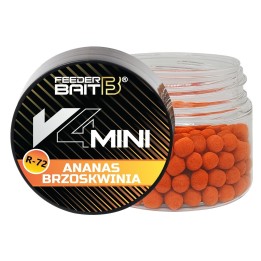Wafters V4 Mini FEEDER BAIT - R-72 Ananas & Brzoskwinia 4mm