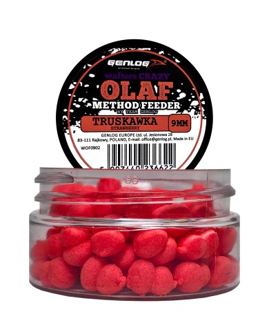 Crazy Wafters Olaf GENLOG Truskawka 9mm 15g Crazy Wafters Olaf GENLOG Truskawka 9mm 15g