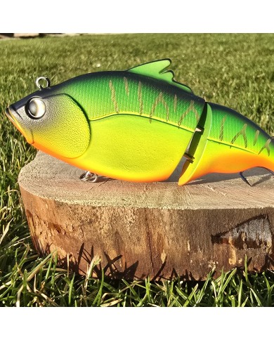 Wobler GERMINA Pike Buster 11,5cm 45,5g Fire Tiger - Floating