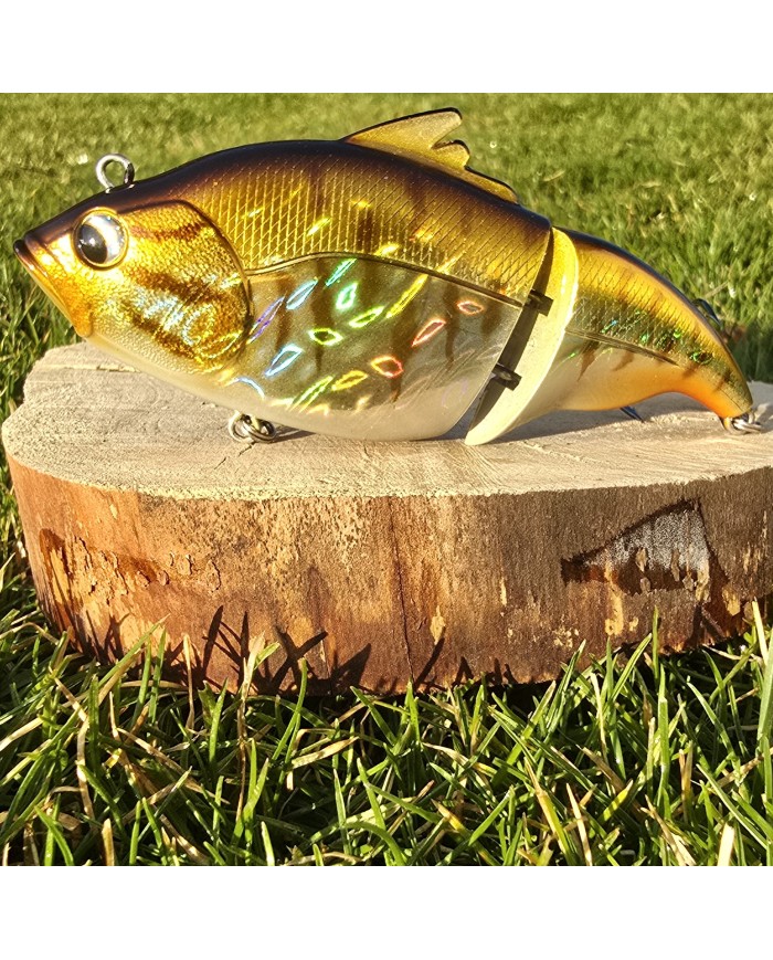 Wobler GERMINA Pike Buster 11,5cm 45,5g GoldRush - Floating