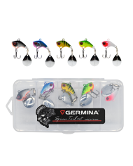 Zestaw 5x Wirujący Ogonek GERMINA Spinn Tail 7g + Pudełko