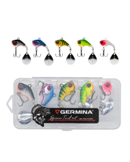 Zestaw 5x Wirujący Ogonek GERMINA Spinn Tail 15g + Pudełko