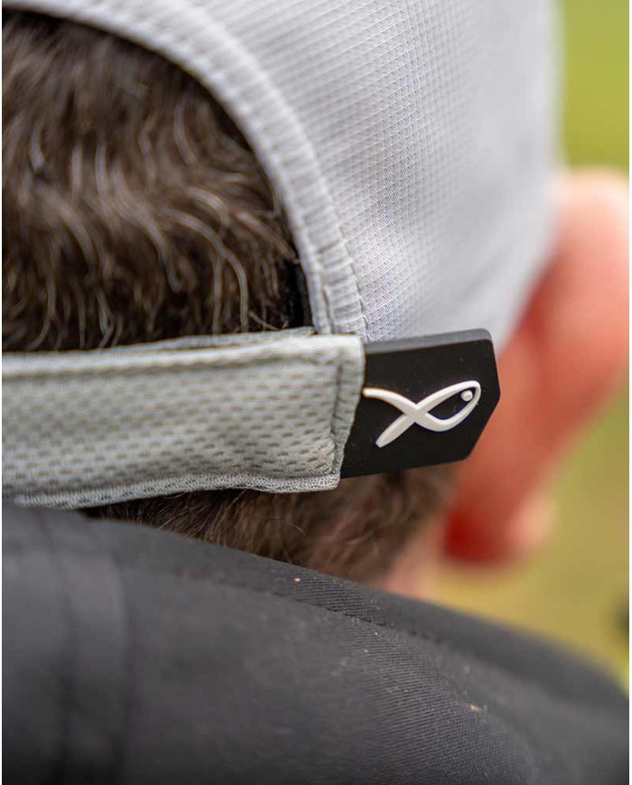 Matrix Hex Print Baseball Cap  - White