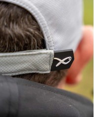 Matrix Hex Print Baseball Cap  - White