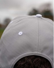 Matrix Hex Print Baseball Cap  - White