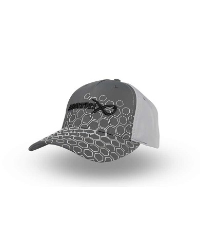 Matrix Hex Print Baseball Cap  - Grey