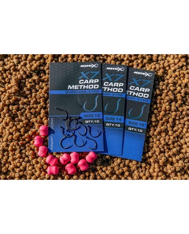 Haczyki MATRIX X7 Carp Method Barbless - roz. 14 Haczyki MATRIX X7 Carp Method Barbless - roz. 14