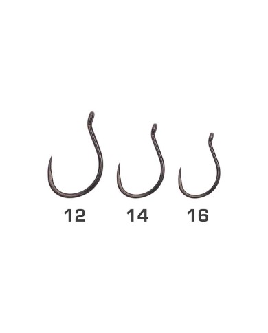 X7 Carp Method Size 12 Barbless - Eyed