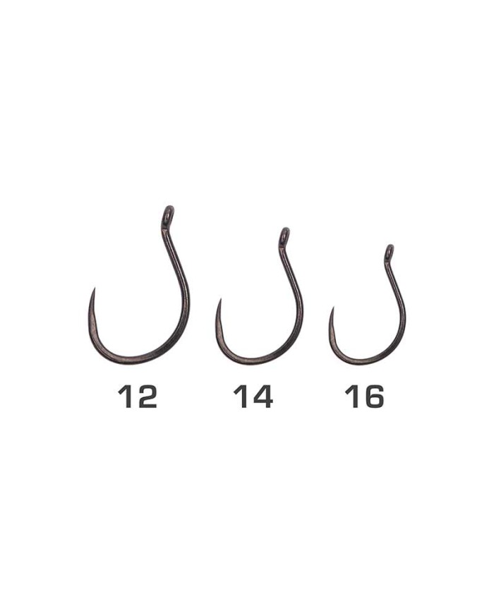 X7 Carp Method Size 12 Barbless - Eyed