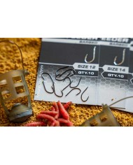 Haczyki MATRIX X1B Finesse Feeder Barbed - roz. 18