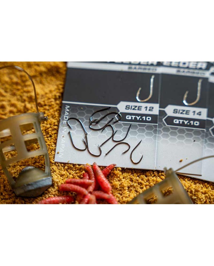 Haczyki MATRIX X1B Finesse Feeder Barbed - roz. 16 Haczyki MATRIX X1B Finesse Feeder Barbed - roz. 16