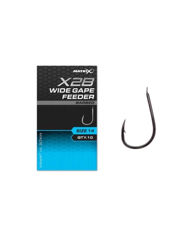 X2B Wide Gape Feeder Size 12 Barbed 