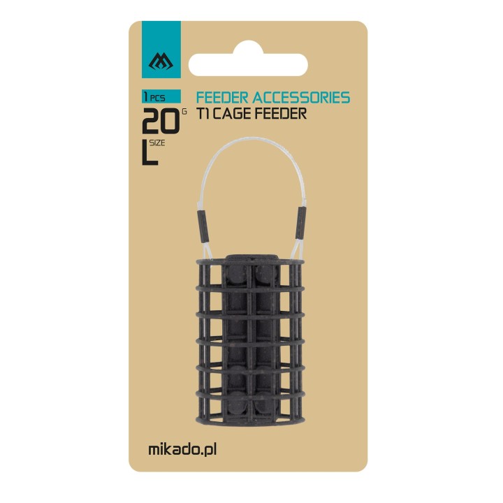 Koszyczek Zanętowy MIKADO T1 Cage Feeder - roz. L - 20g