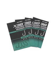 X3B Feeder Rigger Size 12 Barbed - Eyed