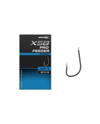 Haczyki MATRIX X5B Pro Feeder Barbed - roz. 12 Haczyki MATRIX X5B Pro Feeder Barbed - roz. 12