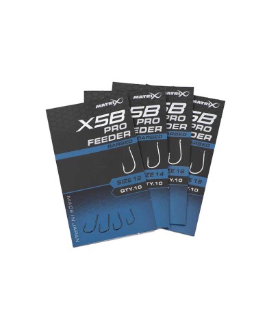 Haczyki MATRIX X5B Pro Feeder Barbed - roz. 12 Haczyki MATRIX X5B Pro Feeder Barbed - roz. 12