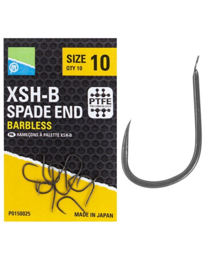 Haczyki Preston XSH-B Barbless Spade End - roz. 10 Haczyki Preston XSH-B Barbless Spade End - roz. 10