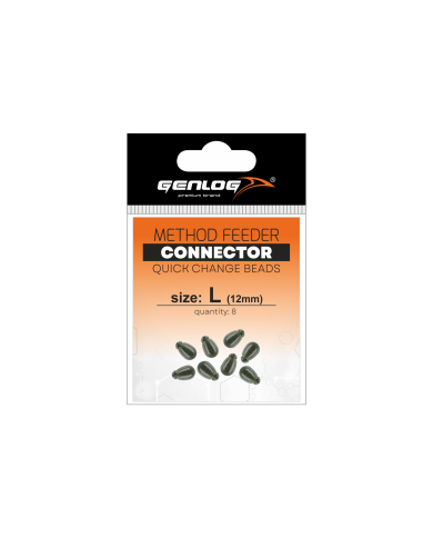 Łącznik GENLOG Method Feeder Connector L - 12mm - 8 szt. Łącznik GENLOG Method Feeder Connector L - 12mm - 8 szt.