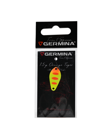 Błystka Wahadłowa GERMINA Trout Spoon 1.5g - Orange Tiger