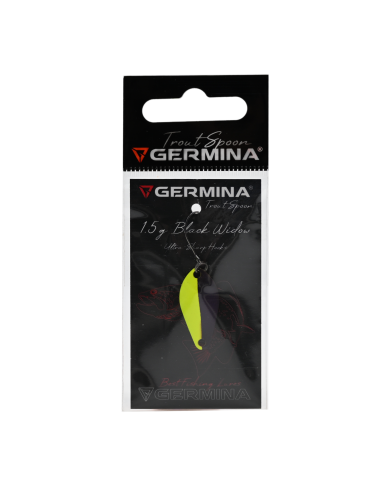 Błystka Wahadłowa GERMINA Trout Spoon 1.5g - Black Widow