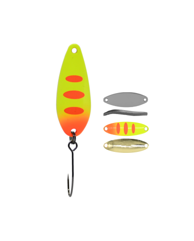 Błystka Wahadłowa GERMINA Trout Spoon 2g - Orange Tiger