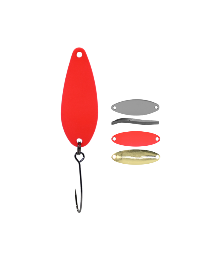 Błystka Wahadłowa GERMINA Trout Spoon 2g - Hot Gold