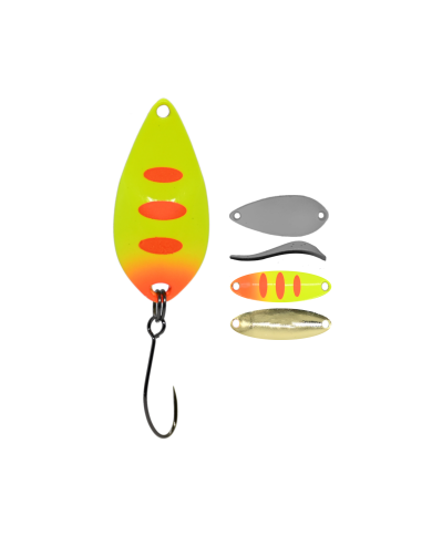 Błystka Wahadłowa GERMINA Trout Spoon 2.5g - Orange Tiger