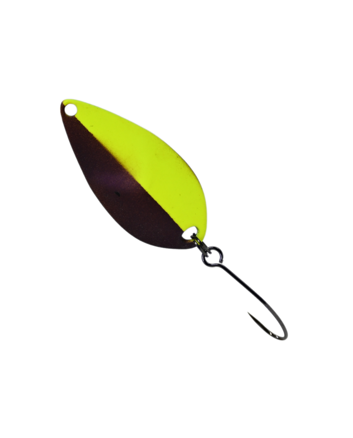 Błystka Wahadłowa GERMINA Trout Spoon 2.5g - Black Widow