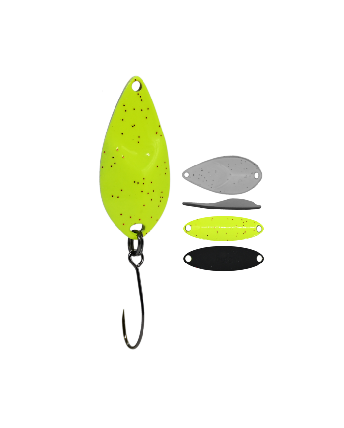 Błystka Wahadłowa GERMINA Trout Spoon 3g - Lemonade