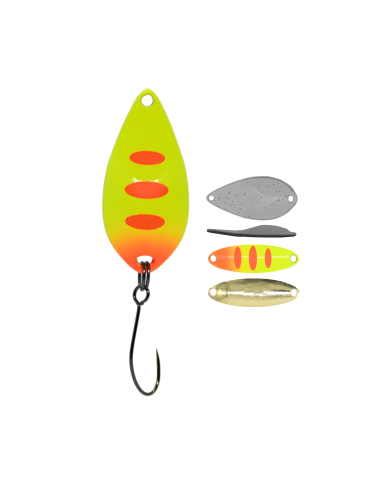 Błystka Wahadłowa GERMINA Trout Spoon 3g - Orange Tiger