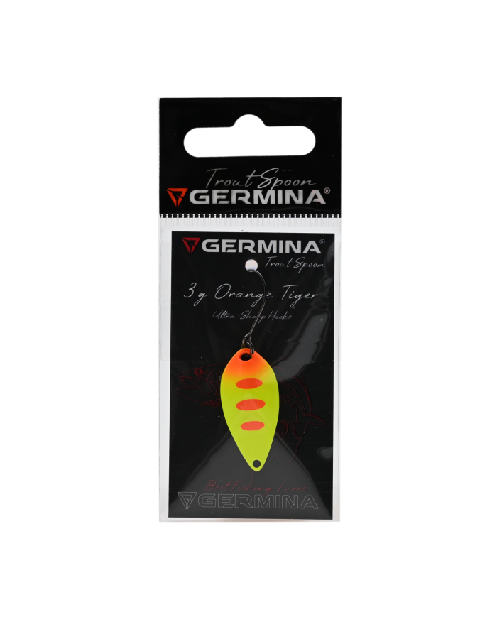 Błystka Wahadłowa GERMINA Trout Spoon 3g - Orange Tiger