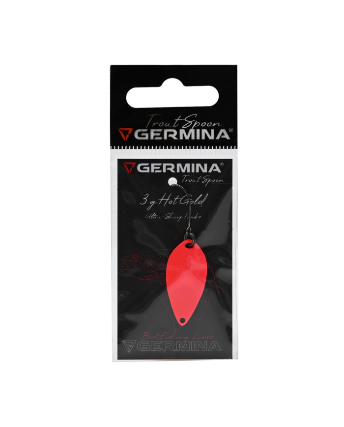 Błystka Wahadłowa GERMINA Trout Spoon 3g - Hot Gold