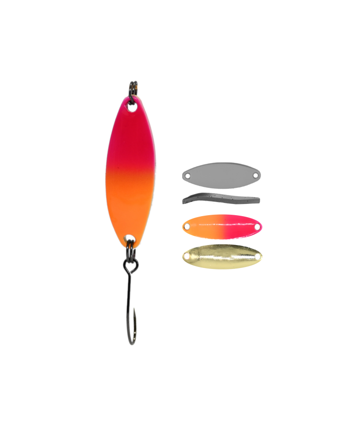 Błystka Wahadłowa GERMINA Trout Spoon 3.5g - Tequila