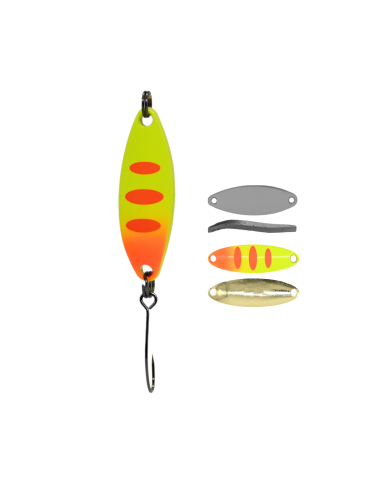 Błystka Wahadłowa GERMINA Trout Spoon 3.5g - Orange Tiger