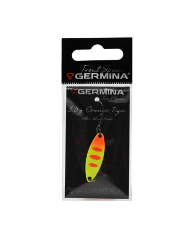 Błystka Wahadłowa GERMINA Trout Spoon 3.5g - Orange Tiger