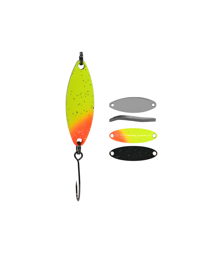 Błystka Wahadłowa GERMINA Trout Spoon 3.5g - Granadine