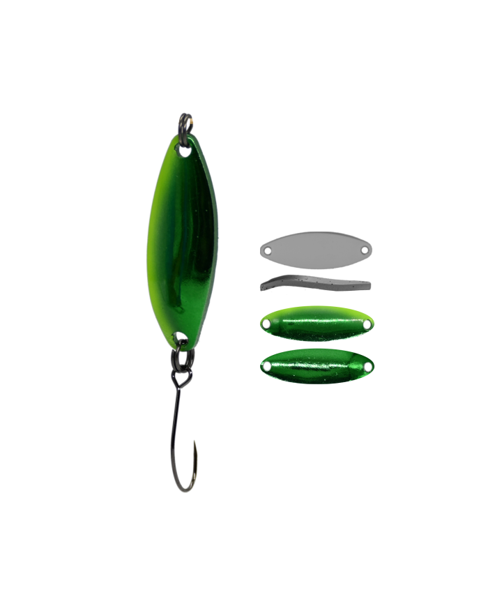 Błystka Wahadłowa GERMINA Trout Spoon 3.5g - Squizze